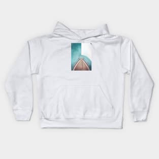 Boat in the Sea Kids Hoodie